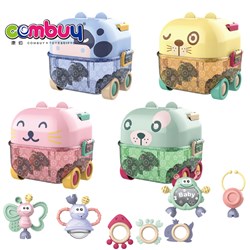 CB934586 - Bell ringing animal suitcase (4 pieces / box)