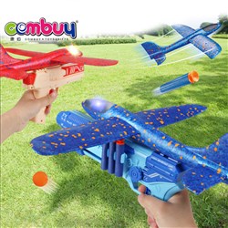 CB936875-CB936890 - Shooting target eva foam plane ejection gun 5 in 1 electric flying airplane launcher toy