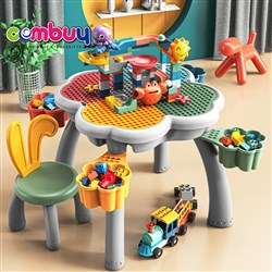 CB937606-CB937607 - Interactive activity diy sliding track toys kids building block study table
