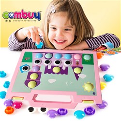 CB939349-CB939354 - Assembly creative game colorful kids diy puzzle mushroom nail toy