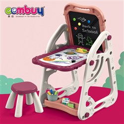 CB939758-CB939761 - Double sided children adjustable drawing board with chair