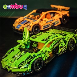 CB945317-CB945320 - Birthday gifts pull back assembly racing model car building blocks