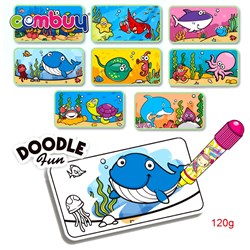 CB946285-CB946287 - Clear cartoon magic repeated drawing coloring card water painting