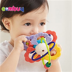 CB948679 - Colorful soft gum rotating musical toys baby teething ball rattle