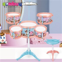 CB949118-CB949127 - Kids play musical instrument set rock toys jazz drum with chair