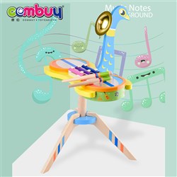 CB949623 - Peacock baby early education wooden jazz kids drum toys