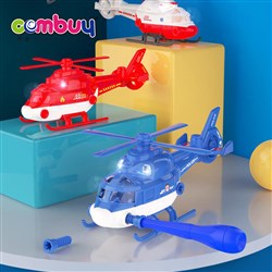 CB950234 - Airplane assembly light sound model DIY plastic disassembly toys