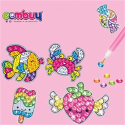 CB951261-CB951265 - Educational creativity diy paste big gem sticker decorate 3d toys diamond painting kits