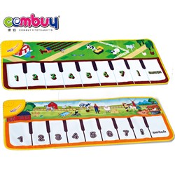 CB951411-CB951412 - Music game pad 2 in 1 learn story play pedal toys piano keyboard dance mat