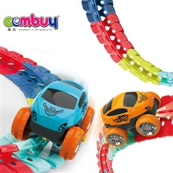 CB953222-CB953225 - Lighting musical assembling variable slot rail car game kids electric track toy