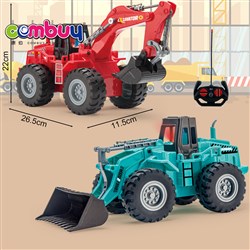 CB954105 - Electric four way lighting rc engineering truck remote control excavator toy