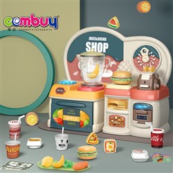 CB956337-CB956340 - Pretend play electric tableware real mini children kitchen cooking toy set