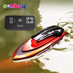 CB956510 - Waterproof simulation remote control ship rotating lighting toys rc speedboat