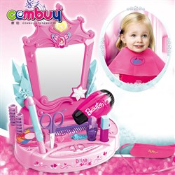 CB956668 - Crown hairdressing girls make up game toy set kid dressing table