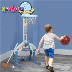 CB957248 - Sport game 4 in 1 kids play football golf ferrule indoor basketball stand toys