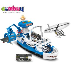 CB957697-CB957700 - Electric musical lighting diecast airplane storage boat kids play shark ejection car toy