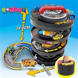 CB958186-CB958190 - Deformation slot game wheels parking lot toys race track car
