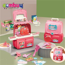 CB958205 - Simulation dressing up kits travel schoolbag girls makeup toy set for kids