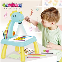 CB961174 - Dinosaur drawing toy LED painting projection table with music