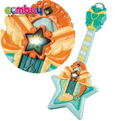 CB961181 - Music electric light kids instrument rock plastic toy guitar
