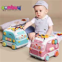 CB961511 - Electric lighting musical early learning universal bus toys baby educational car