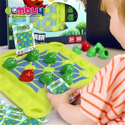 CB962066 - Interactive 6+ kids education board jumping frog game toy