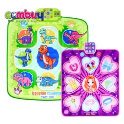 CB963448-CB963464 - Cartoon animals music kids dancing blanket activity toys electronic music dance foot mat