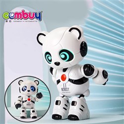 CB963783 - Diecast alloy electric recording interactive touch induction robot panda toy