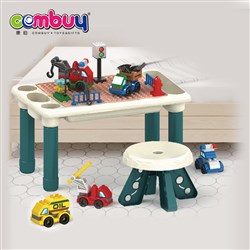 CB964858 - 77pcs dest and chair sets toy plastic block building tables