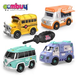 CB965937 - City bus DIY 3D car puzzle vehicle assembly toys for children