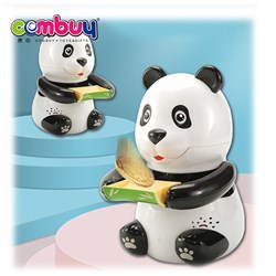 CB966227 - Panda animals eat money box kids light sound piggy bank plastic