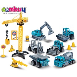 CB967659-CB967660 - Simulated alloy engineering crane tower 1:64 toy diecast model metal truck