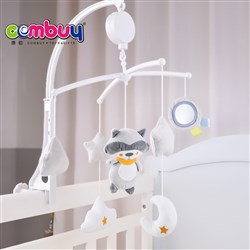 CB968031 - Wind up bedside bells musical rattle hanging crib soft toy baby plush bed bell