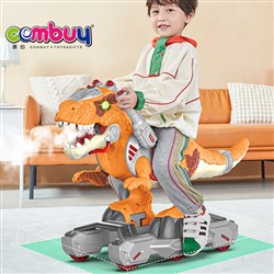 CB968540 - Story telling spray sliding car music kids toy ride on dinosaur