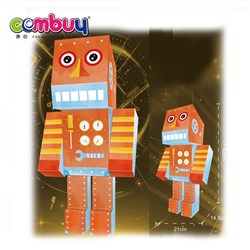 CB969761 - Robot paper box model 3D drawing DIY coloring painting toys