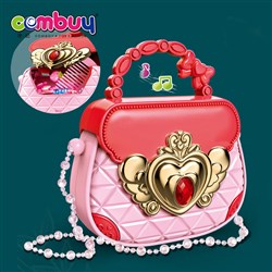 CB973319 - Dressing up electric lighting musical handbag girls jewelry toys makeup bag set