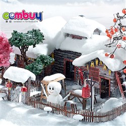 CB974327 - DIY assembly 3D puzzle cabin model building metal block toys