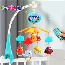 CB980575 - Remote control rotating projection bedside bed rattle toys music box bell crib