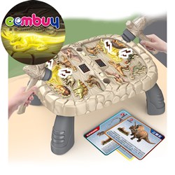 CB985221-CB985222 - Electric lighting music teaching desktop game battle dinosaurs hammer toy kids