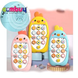 CB987239 - Infant lighting musical cute chicken bilingualism mobile smart baby toys phone