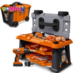 CB987251 - Pretend play interactive kids toys portable storage barrel toy tool box
