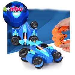 CB989134 - Rotating 360 wheel flip remote control lighting toy rc stunt rolling car