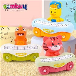 CB989777-CB989779 - Kids 12 key cartoon mini electric piano light up baby music toys