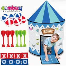 CB990260 -  Cartoon children 4 in 1 throwing sandbag dart chess toys castle sport game tent