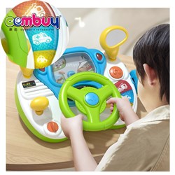 CB993033 - Preschool educational electric steering wheel game kids play driving head drive toy