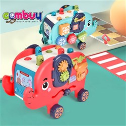 CB993250-CB993253 - Early educational elephant pattern matching baby playing toddler musical hammer toy