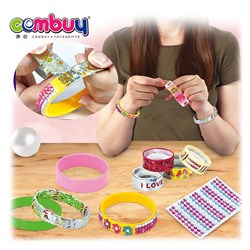 CB993527 - Stickers kids fashion bracelet jewelry set kit DIY craft toy