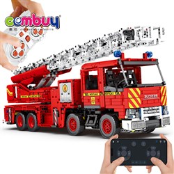 CB994577 - Building block model remote control engine ladder toy fire truck