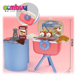 CB994942-CB994950 - Pretend play camera box barbecue plastic food BBQ mini grill toy