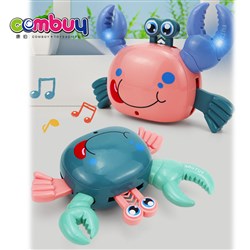 CB995774 - Music electric kids walking crawling crab toy with LED light